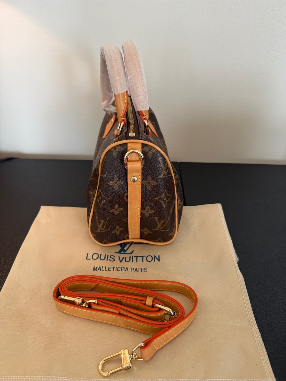 Monogram Mini (nano) Handbag (16cm) with strap - Picture 3 of 8